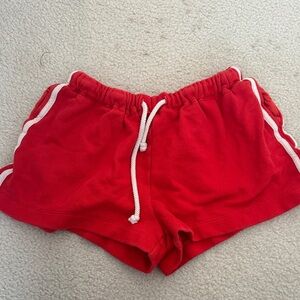 DONNI - eco terry short in tomato red